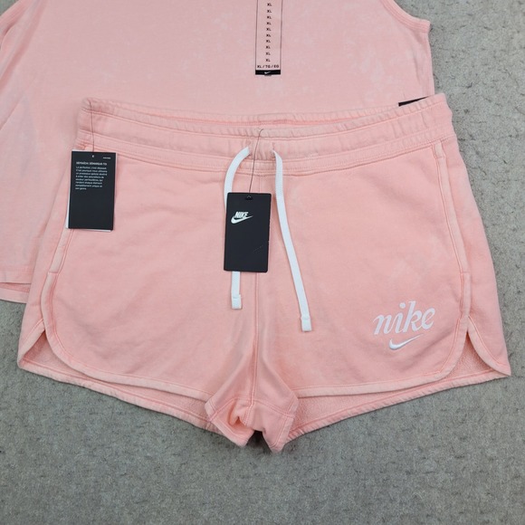 Nike NSW Swoosh Tank Top and Shorts Women's L/XL BQ8027-697 NWT - Picture 2 of 16